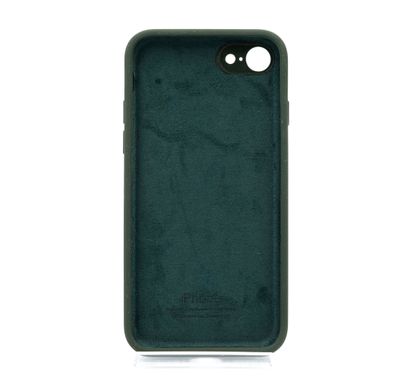 Силіконовий чохол Full Cover для iPhone 7/8 cyprus green Full Camera