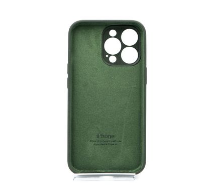 Силіконовий чохол Full Cover для iPhone 13 Pro cyprus green Full Camera
