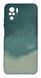 Силіконовий чохол WAVE Watercolor для Xiaomi Redmi Note 10/10S dark green/gray (TPU)