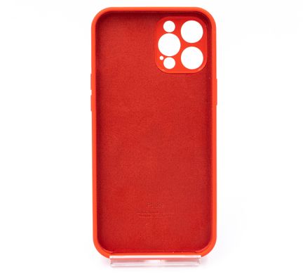 Силіконовий чохол Full Cover для iPhone 12 Pro Max red Full Camera