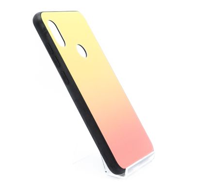 TPU+Glass чохол Gradient для Xiaomi Redmi Note 6 Pro pink