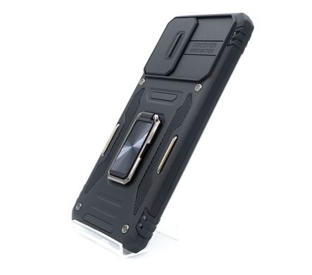 Чохол Camshield Army Ring для Samsung S20 FE black протиударний шторка/захист камери