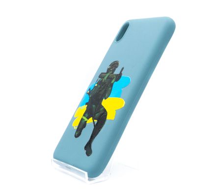 Силиконовый чехол MyPrint для Xiaomi Redmi 7A Солдат, Candy, powder blue