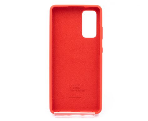 Силіконовий чохол Full Cover для Samsung S20 FE red