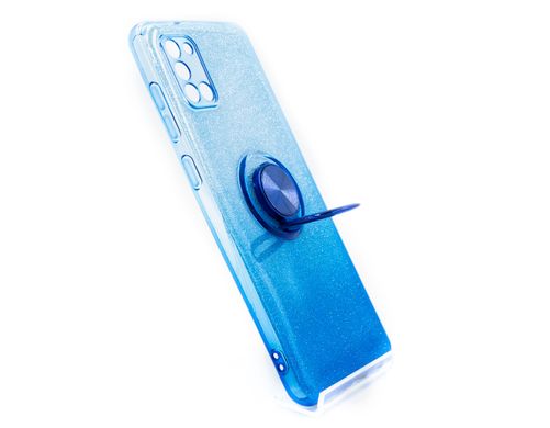 Силіконовий чохол SP Shine для Samsung A31 blue ring for magnet