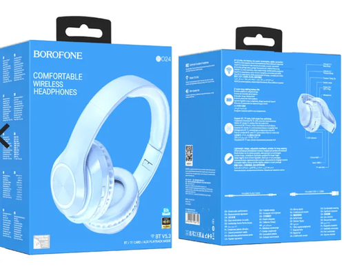 Бездротова Стерео Гарнітура Borofone BO24 Gratified blue