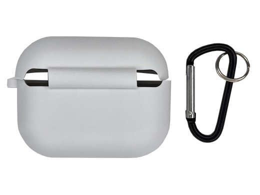 Чехол for AirPods Pro 3 силиконовый white с микрофиброй