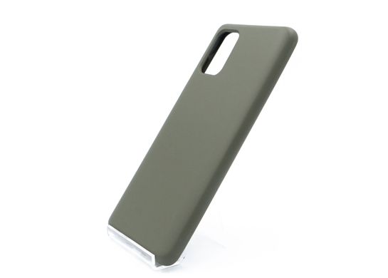 Силиконовый чехол Full Cover SP для Samsung A71 dark olive