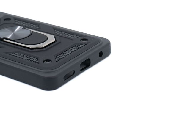 Чохол SP Serge Ring for Magne для Xiaomi Redmi Note 10Pro 4G black протиударний Full Camera