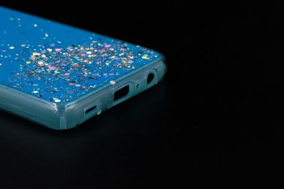Накладка Wave Brilliant Case (TPU) для Samsung A22/M32 sky blue