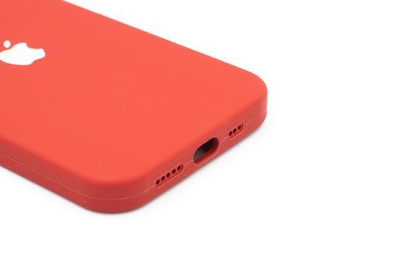 Силіконовий чохол Full Cover для iPhone 12/12 Pro camelia white