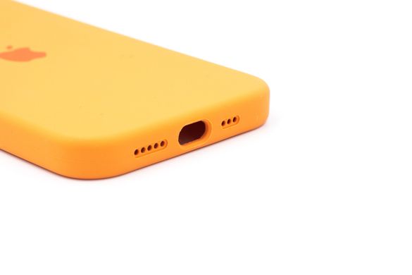 Силіконовий чохол Full Cover для iPhone 12/12 Pro kumquat