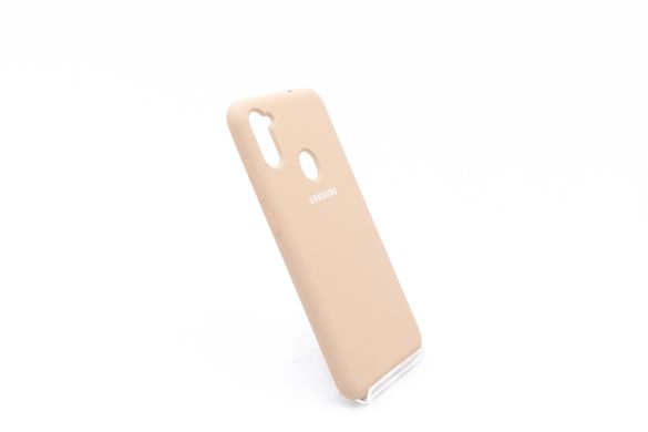 Силиконовый чехол Full Cover для Samsung A11/M11 pink sand