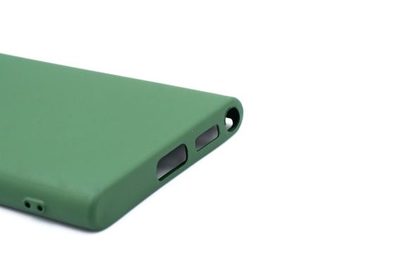 Силіконовий чохол Full Cover для Samsung S22 Ultra dark green Full Camera без logo