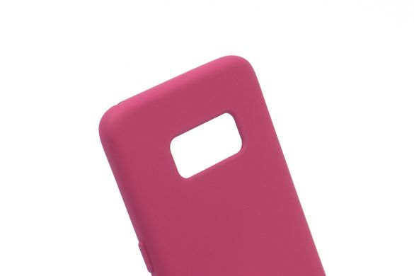 Силиконовый чехол Full Cover для Samsung S8 marsala my color