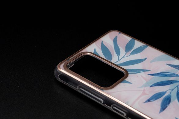 Силиконовый чехол Gelius Leaf Case для Samsung A52/A525 pink grass