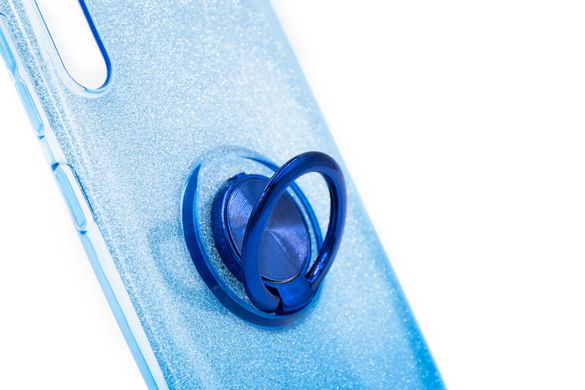 Силиконовый чехол SP Shine для Samsung A30s blue ring for magnet