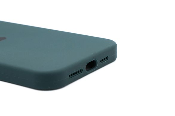 Силіконовий чохол Full Cover для iPhone 15 Pro Max forest green (clover)