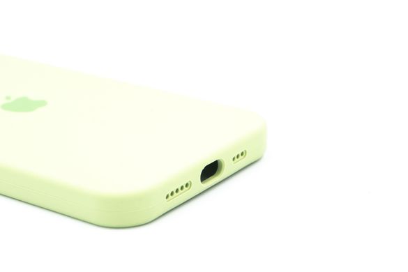 Силіконовий чохол Full Cover для iPhone 12 Pro green Full Camera