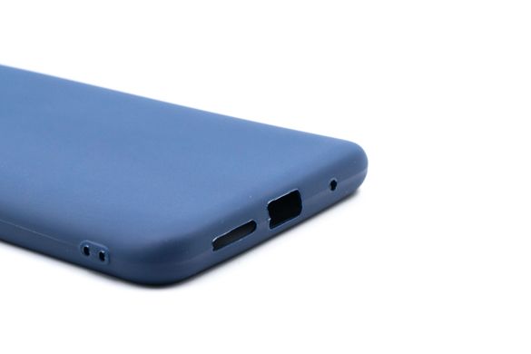Силіконовий чохол Soft feel для Xiaomi Poco M3 blue Candy