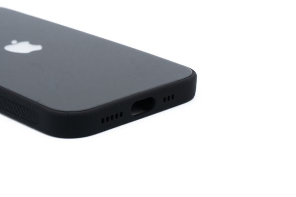 TPU+Glass чохол Matte Candy для Apple iPhone 12 Full Camera black