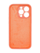 Силіконовий чохол Full Cover для iPhone 15 Pro Max orange Full Camera