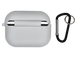 Чехол for AirPods Pro 3 силиконовый white с микрофиброй