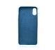 Силіконовий чохол full Aquarelle для iPhone X/XS turquoise/white