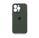 Силіконовий чохол Full Cover для iPhone 13 Pro cyprus green Full Camera