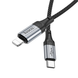 PD Кабель HOCO X102 Fresh PD charging data cable iP 27W/1m. Black
