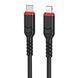 PD кабель Hoco X59 Victory USB-C to Lightning 20W/3A/1m black