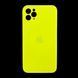 Силіконовий чохол Full Cover для iPhone 11 Pro Max bright yellow Full camera