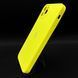 Силіконовий чохол Full Cover для iPhone 11 Pro Max bright yellow Full camera
