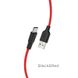 USB кабель HOCO X21 Plus silicone Type-C 3A 1m black/red