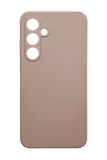 Силиконовый чехол Fibra для Samsung S24 FE pink sand Full Camera