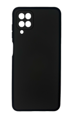 Силіконовий чохол Full Cover для Samsung A12/M12 black Full Сamera без logo