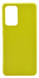 Силиконовый чехол Full Cover для Samsung A52/A52S yellow без logo