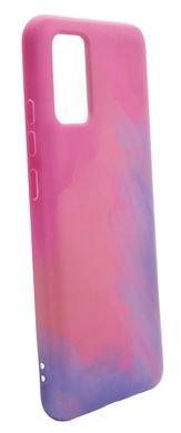 Силіконовий чохол WAVE Watercolor для Samsung A02S pink/purple (TPU)