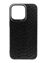 Чохол Kajsa Snake Pattern для iPhone 13 Pro Max black