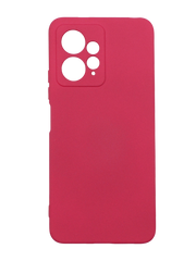Силіконовий чохол SMTT для Xiaomi Redmi Note 12 4G red Full Camera з мікрофіброю