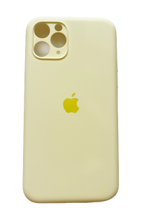 Силіконовий чохол Full Cover для iPhone 11 Pro mellow yellow Full Camera