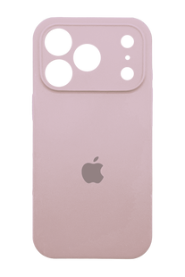 Силіконовий чохол Full Cover для iPhone 17 Pro chalk pink Full Camera