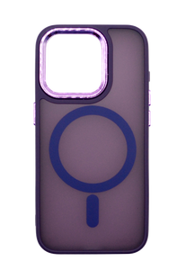 Чохол TPU+PC Space Magnetic Color with Magsafe для iPhone 15 Pro dark purple