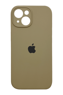 Силиконовый чехол Full Cover для iPhone 13 light desert gold Full Camera