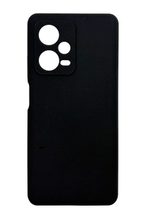 Силіконовий чохол Full Cover Lakshmi для Xiaomi Redmi Note 12 Pro+5G black Full Camera без logo