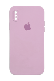 Силіконовий чохол Full Cover Square для iPhone XS Max light pink Full Camera