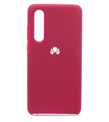 Силіконовий чохол Full Cover для Huawei P30 hot pink