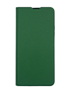 Чохол книжка FIBRA (рельєф) для Xiaomi Redmi 12C dark green Full Camera