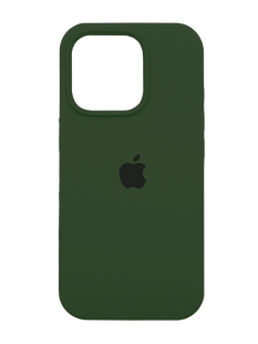 Силиконовый чехол Full Cover для iPhone 16 Pro Max cyprus green