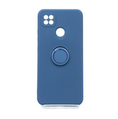 Чохол (TPU) Candy Ring для Xiaomi Redmi 9C blue Full Camera